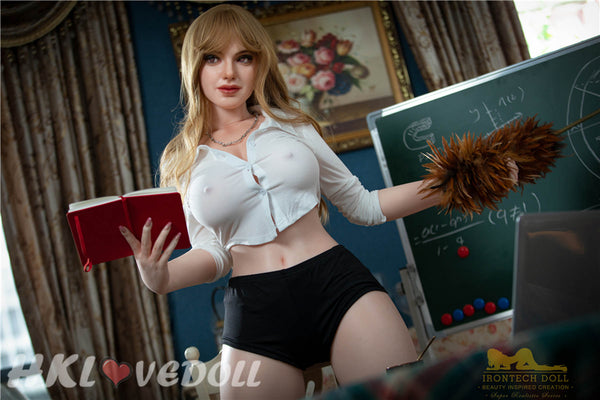 Silicone Love Doll Irontech Doll 165cm G-Cup S27 Ivy Teacher