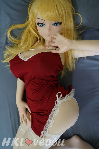 Silicone Love Doll DollHouse168 140cm F-Cup Abby　キンパツ