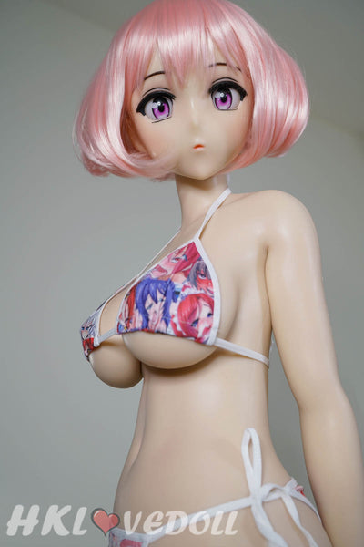 Silicone Love Doll DollHouse168 140cm E-Cup Shiori Pink Hair