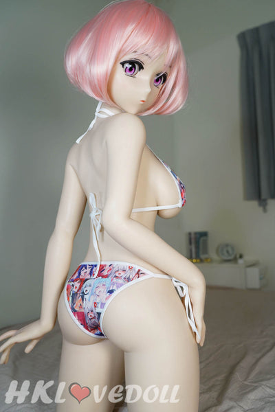 Silicone Love Doll DollHouse168 140cm E-Cup Shiori Pink Hair
