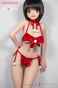 Silicone Love Doll DollHouse168 135cm C-Cup Suzu　黒髪